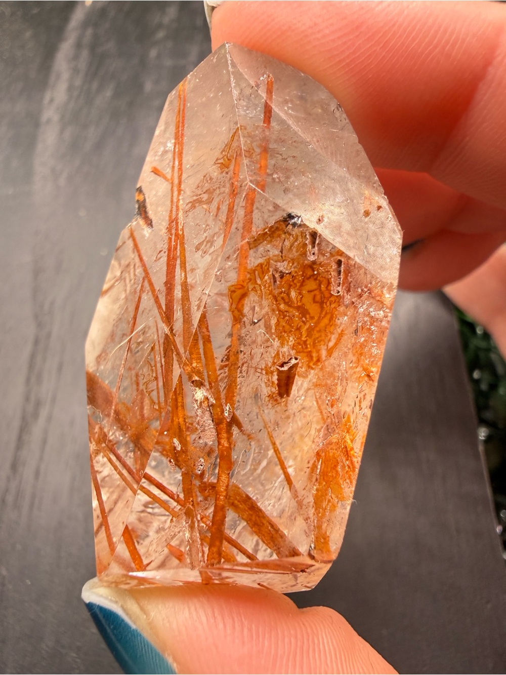 Red Rutilated Quartz Freeform - Picture 6 of 10
